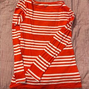 Striped long sleeve tee